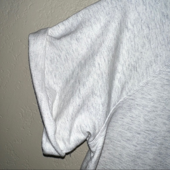 NWT Goodthreads Roll Sleeve Sweatshirt Dress Light Grey Womens Size Small S - Picture 7 of 12